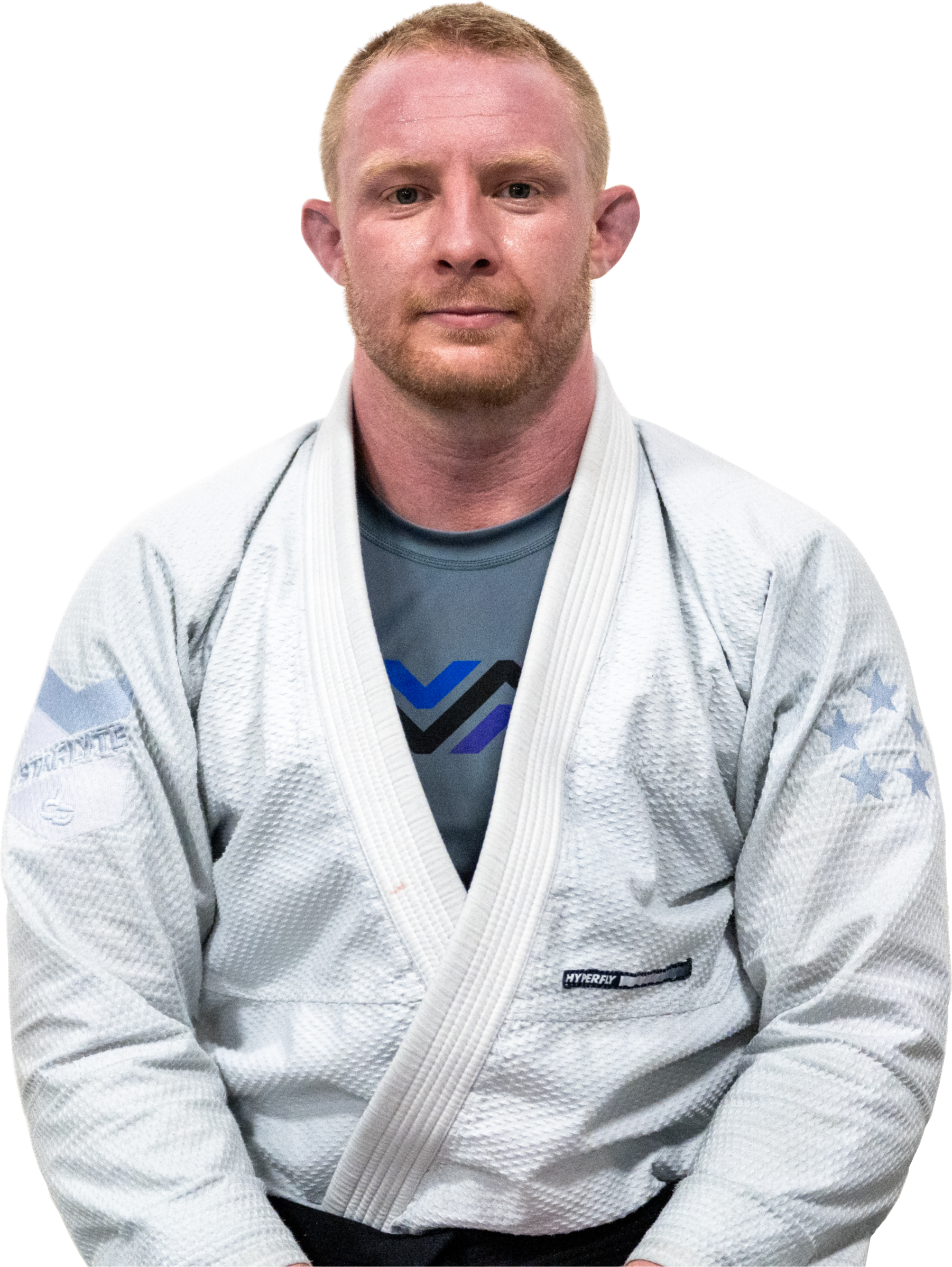 Hunter Browning in a jiu-jitsu gi